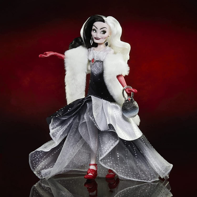 New Disney Villains Style Series Cruella De Vil Fashion Doll