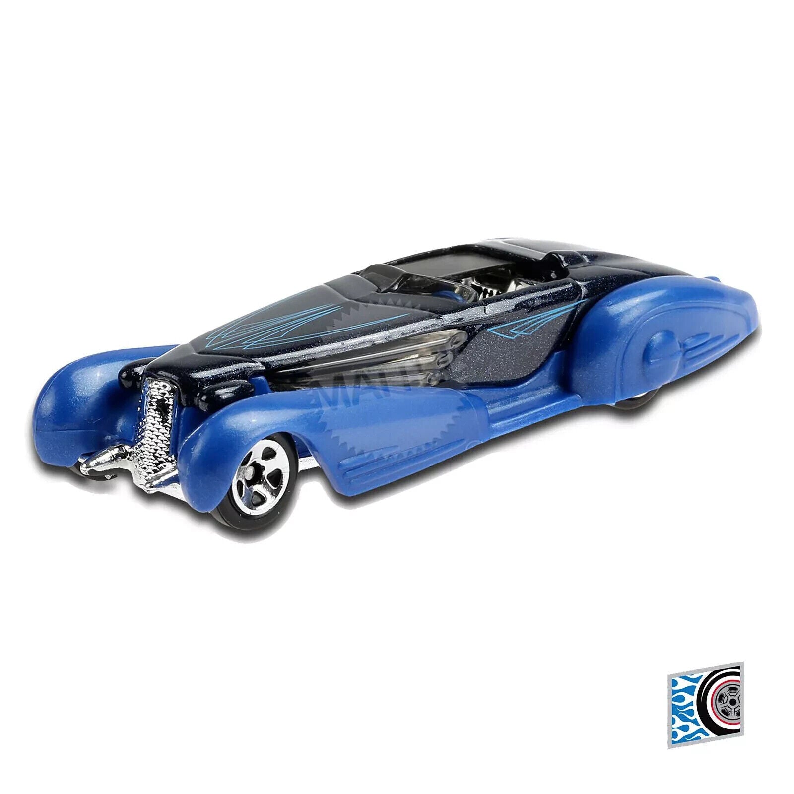 2020 Hot Wheels #121 Rod Squad Custom Cadillac Fleetwood drk blue/blue