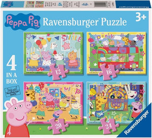 Ravensburger 12004016 Peppa Pig Toys for 3 Year Olds-4 in a Box Jigsaw Puzzles-1