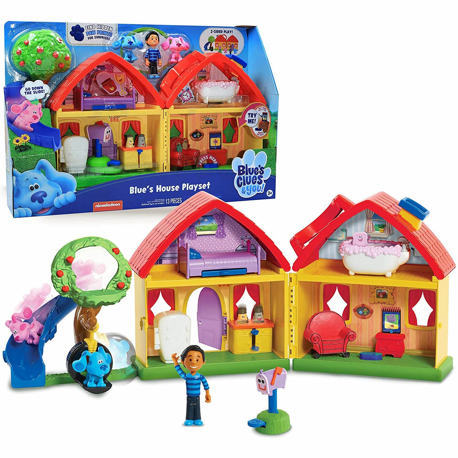 New Blue's Clues & You! Blue's House Playset - Fun for Kids!