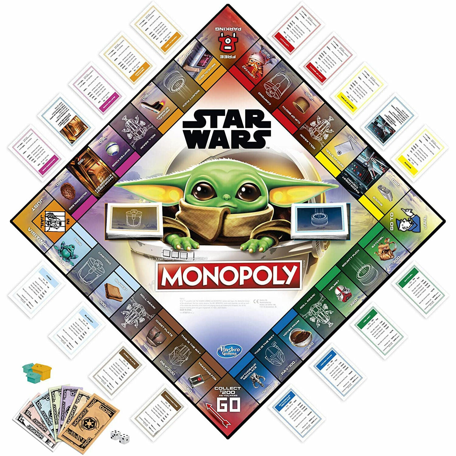 New Monopoly Star Wars The Child Edition Board Game - Sealed Box