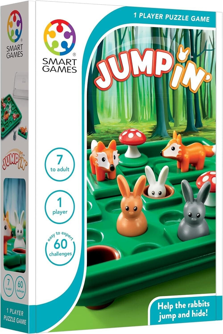 Smart Games - Jump In', Puzzle Game with 60 Challenges, 7+ Years