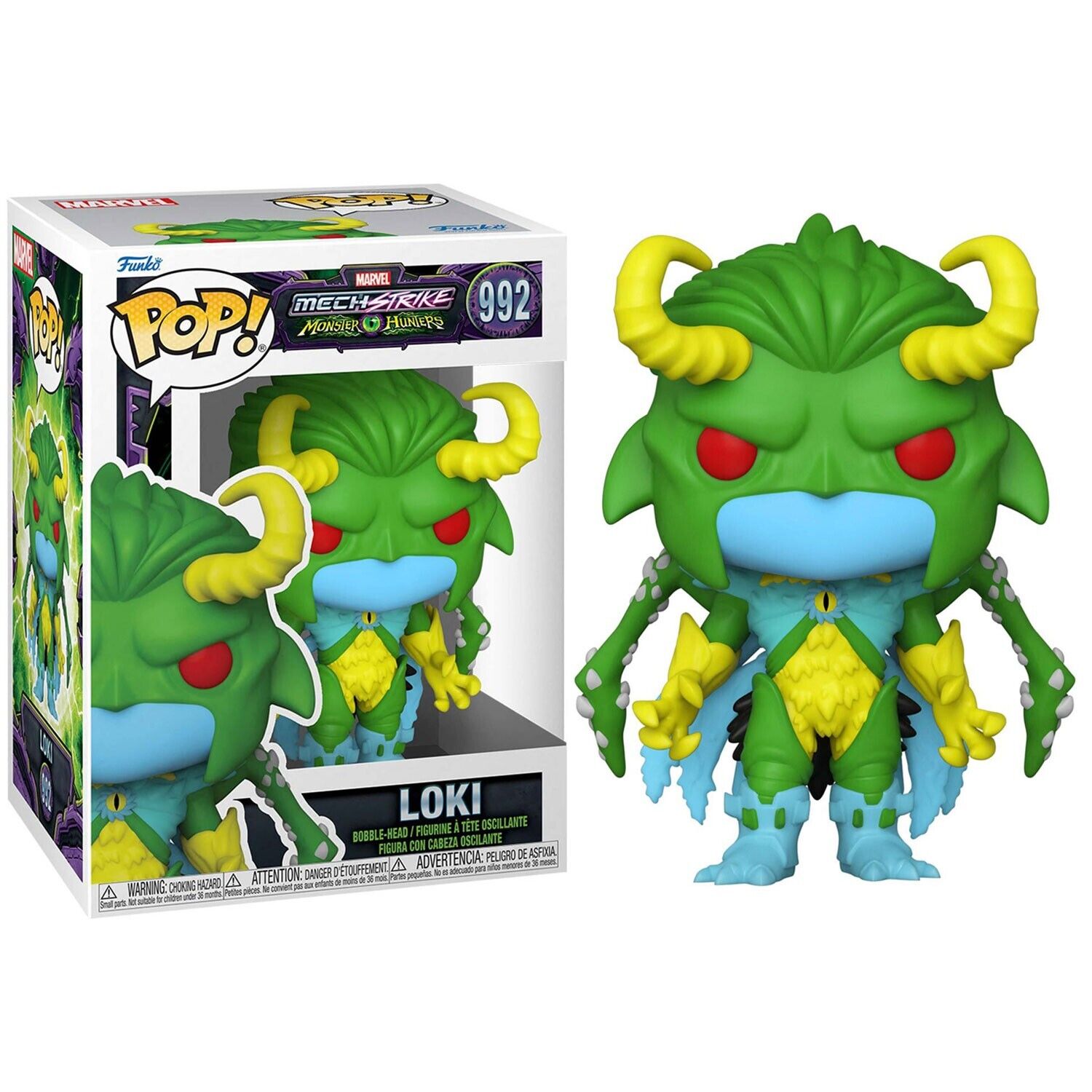 New Marvel Mech Strike Monster Hunters Pop! Vinyl Figure - Loki