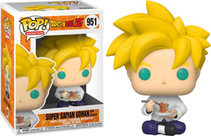 Funko POP Animation #951 Dragon Ball Z Super Saiyan Gohan with Noodles Figure -