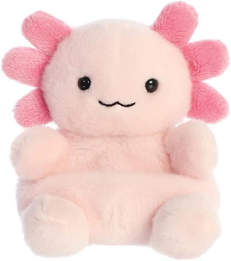 AURORA, 33675, Palm Pals Ax Axolotl, 5In, Soft Toy, Pink