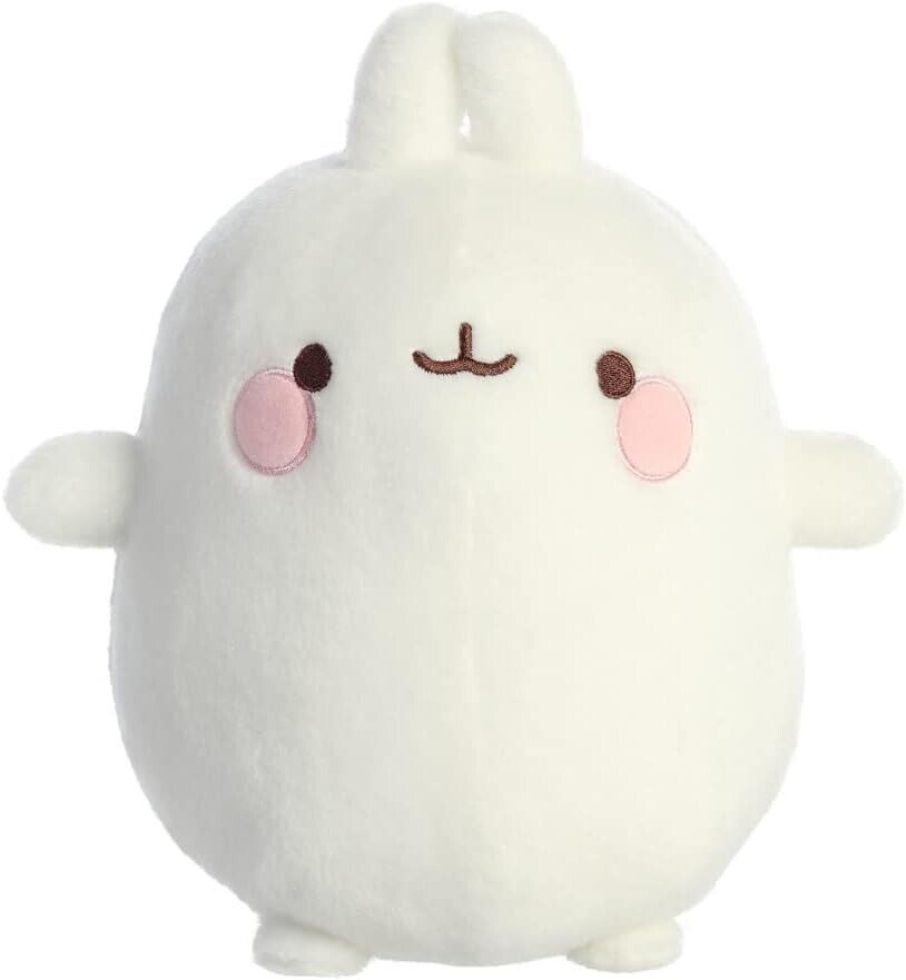 Aurora, 14216, Molang Med, 10In, Rabbit Soft Toy, White