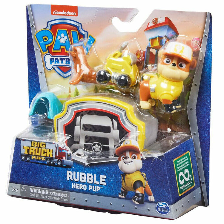 PAW Patrol Big Truck Pups - Hero Pup w/ Accessories *Choose Your Pup* - New Rubble