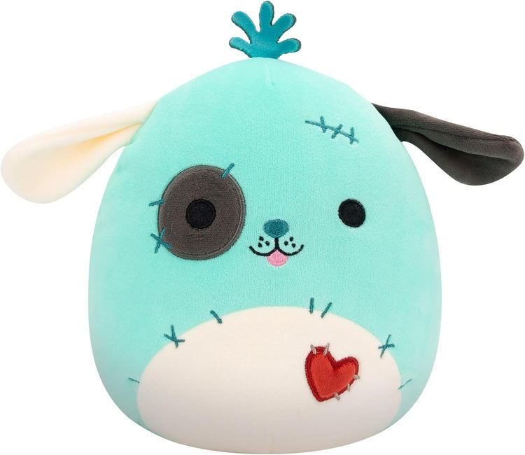 Squishmallows 2024 Halloween Edition 7.5" | Brand New Collectible Plush Dookdook the Teal Patchwork Dog