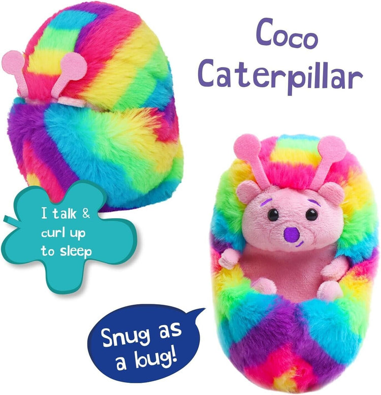 Curlimals Coco Caterpillar, Interactive Caterpillar Soft Toy with over 50 Sounds