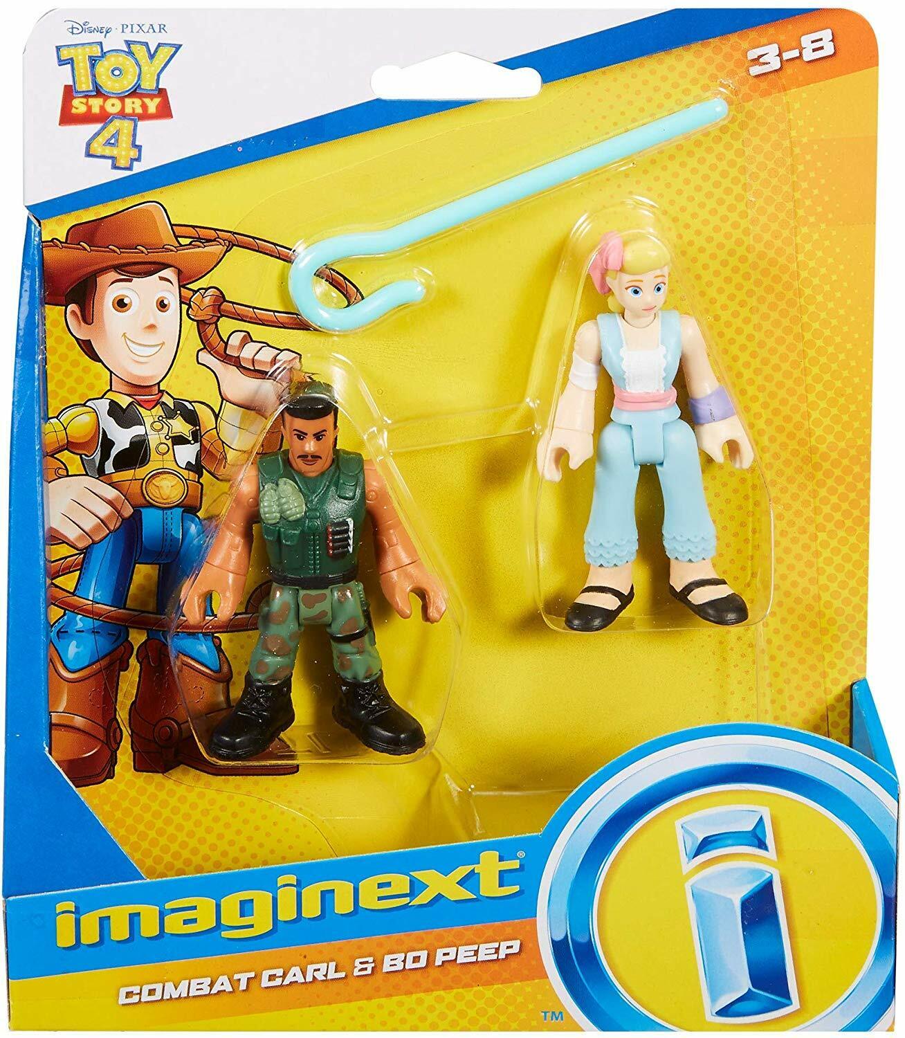 New Imaginext Toy Story 4 Combat Carl & Bo Peep Figures