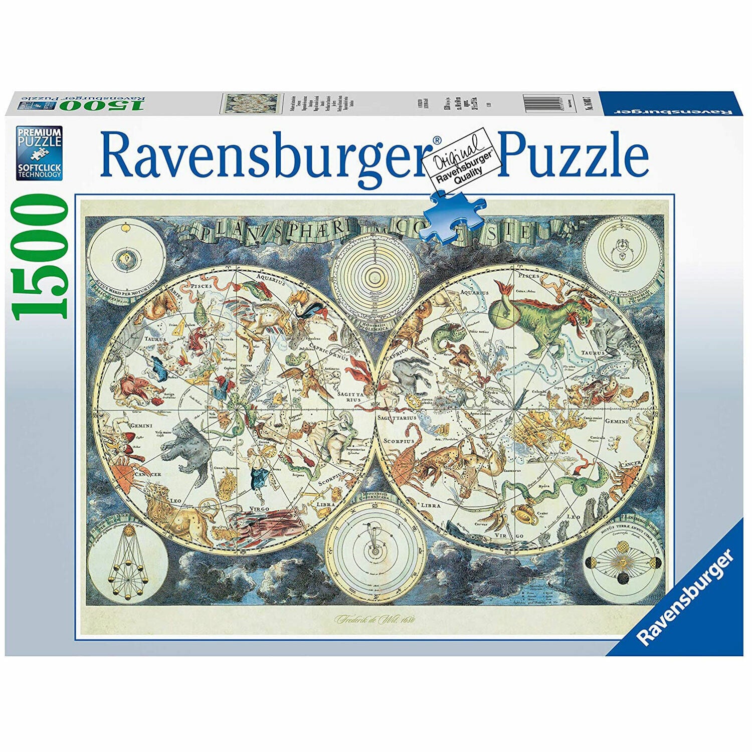New Ravensburger World Map of Fantastic Beasts 1500 Piece Puzzle