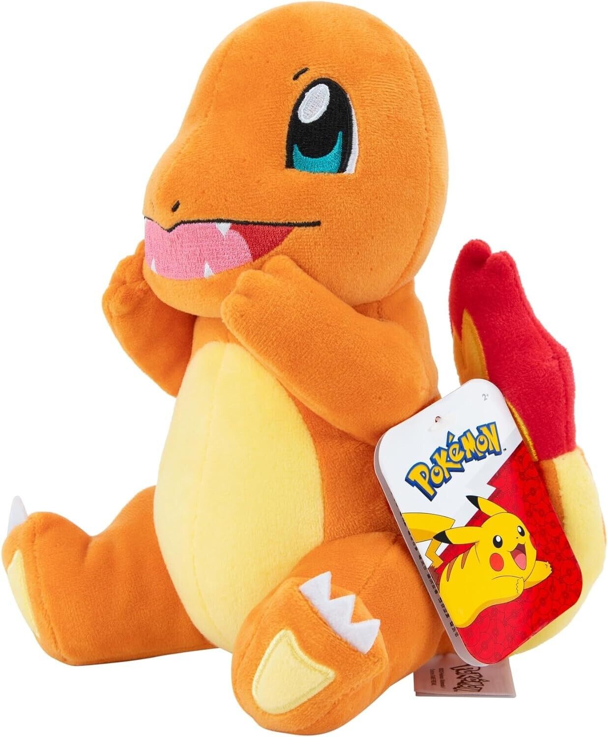 Pokémon Official & Premium Quality 8-inch Charmander Adorable, Ultra-Soft, Plush