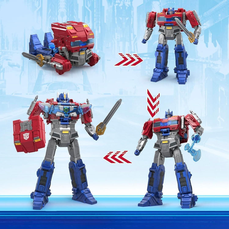 Transformers One Power Flip Optimus Prime (Orion Pax) Interactive Action Figure