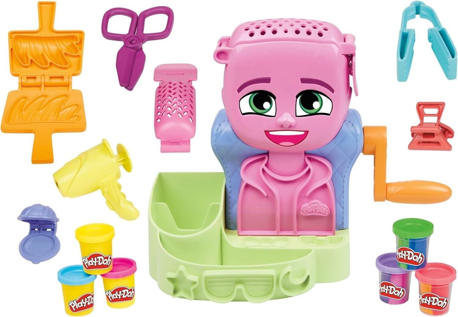 Play-Doh Hair Stylin' Salon Children's Sensory Activity Playset with Accessories