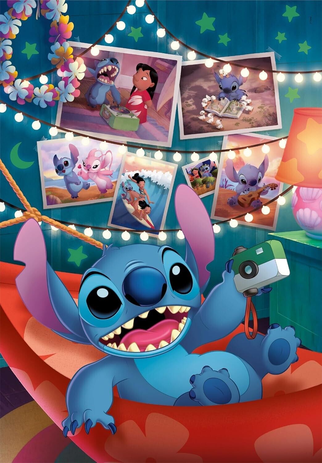 Clementoni 39793 Disney Stitch 1000 Pieces | Jigsaw Adults | Comic Puzzle | Made