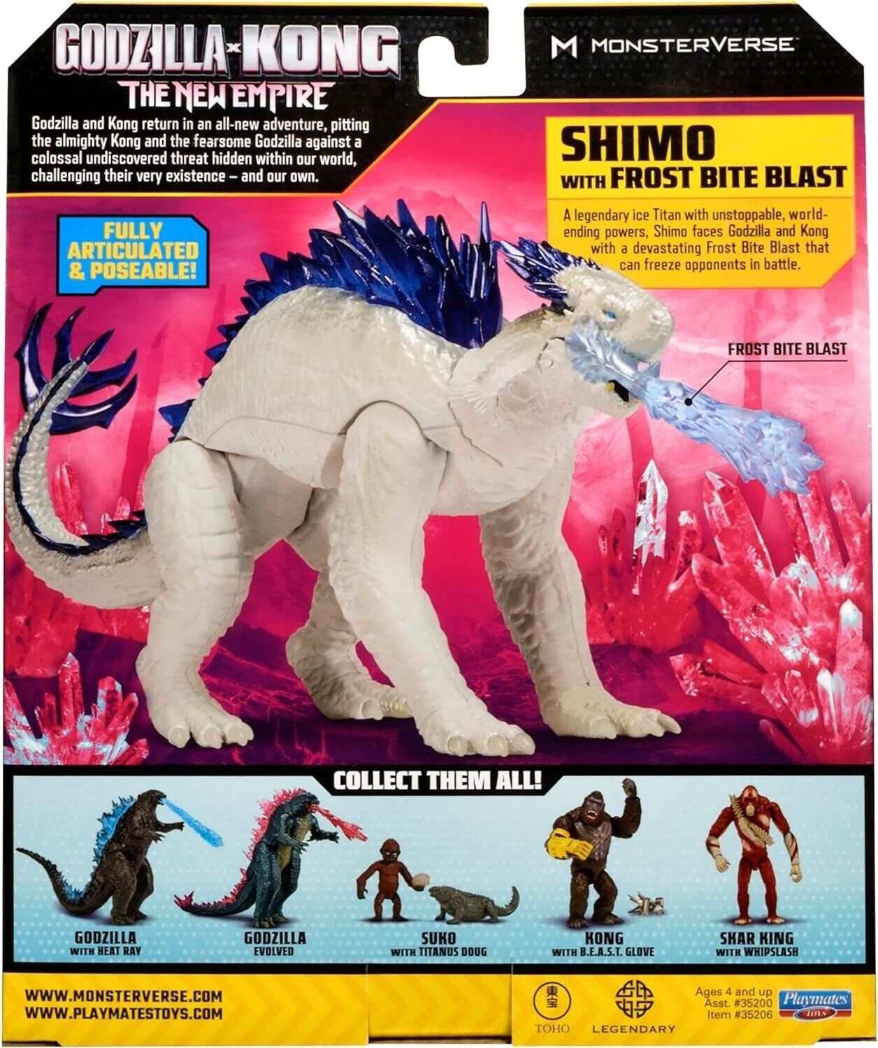 MonsterVerse Godzilla x Kong: The New Empire 6-Inch SHIMO WITH FROST BITE BLAST