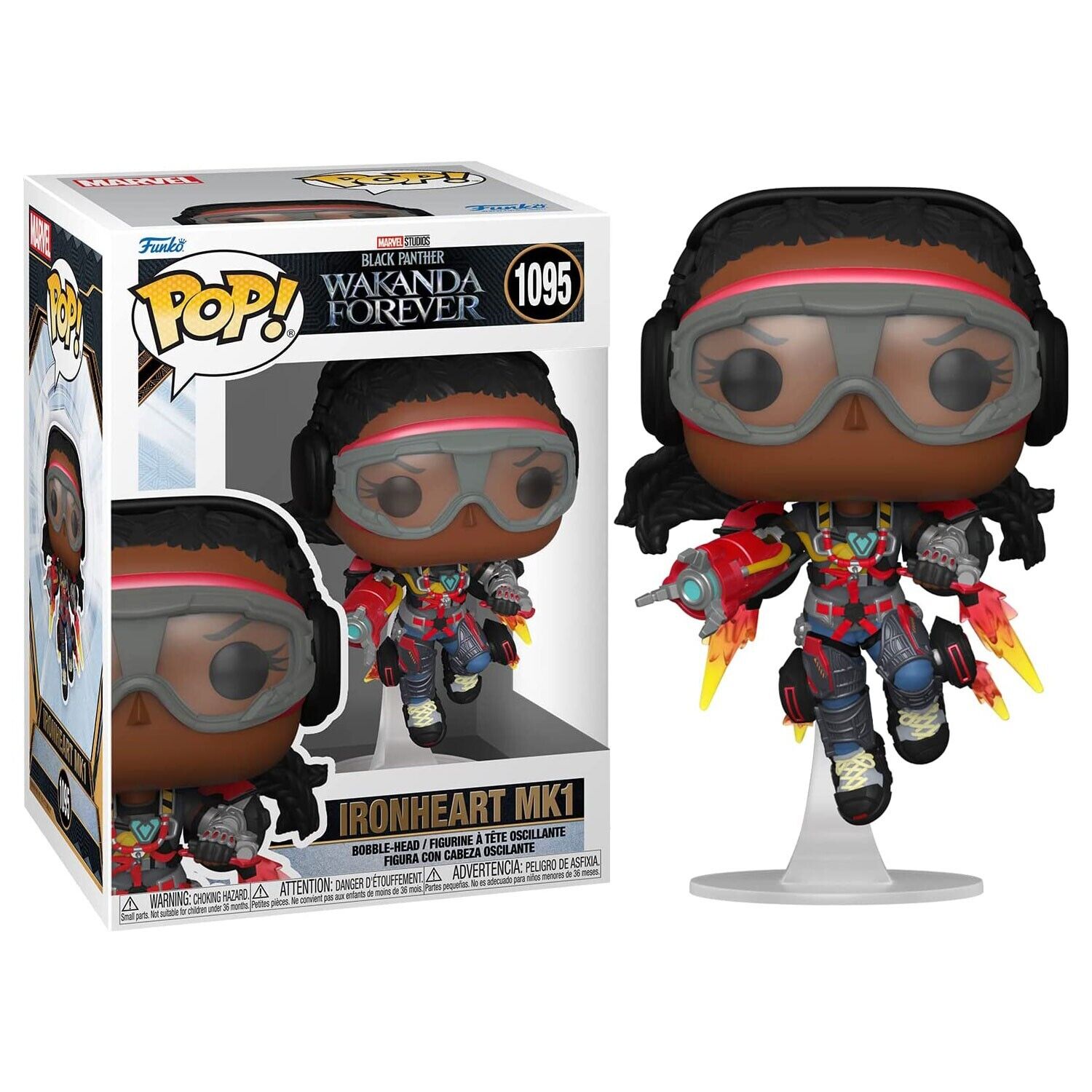 New Marvel Black Panther Wakanda Forever Pop! Vinyl Figure - Ironheart Mk1