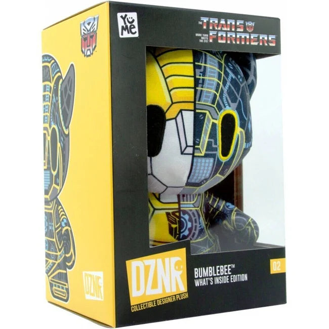 TRANSFORMERS DZNR PLUSH SOFT TOY 19CM BOXED MEGATRON OPTIMUS PRIME BUMBLEBEE - BUMBLEBEE