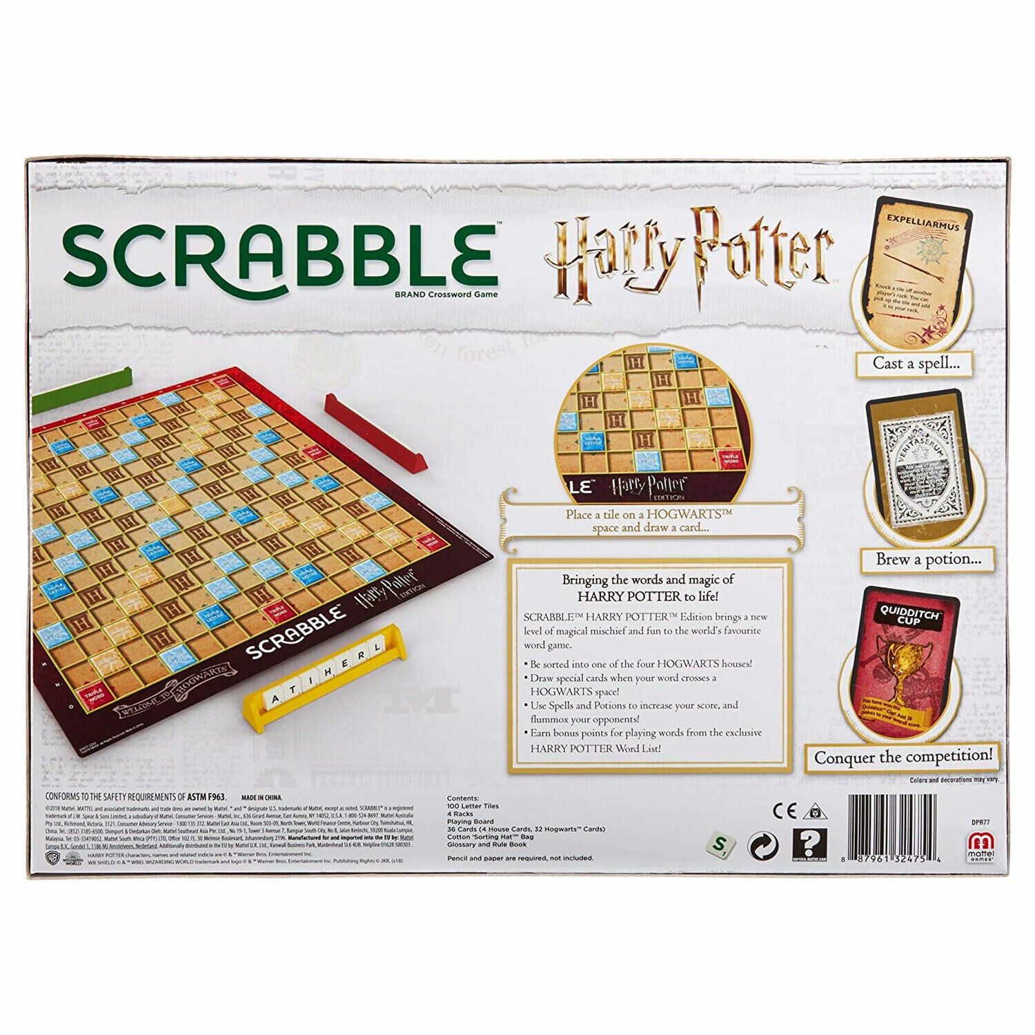 New Scrabble Harry Potter Edition Family Game - Fun for All Ages!