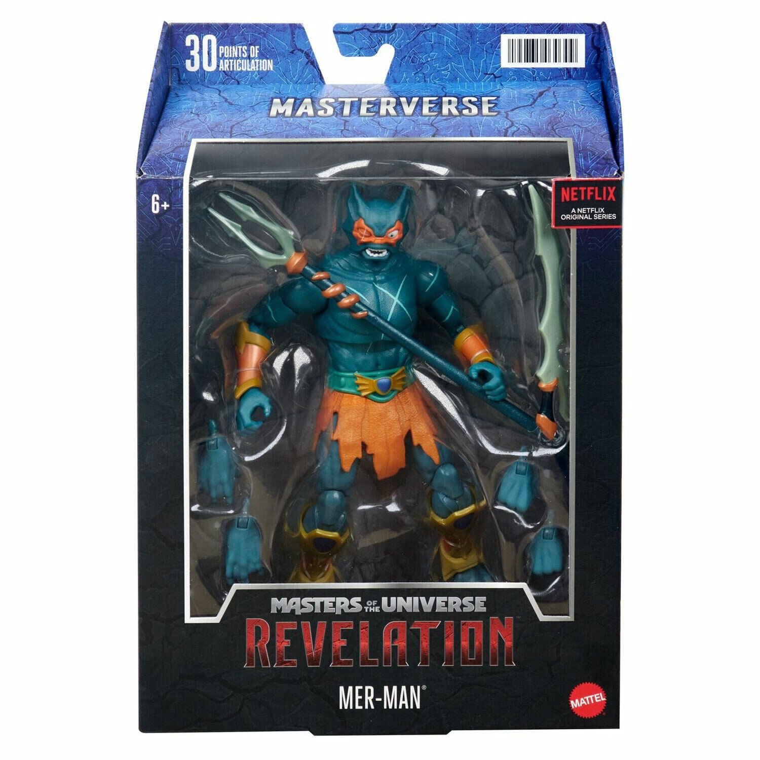 New Masters of the Universe Masterverse Mer-Man Action Figure -Revelation Series