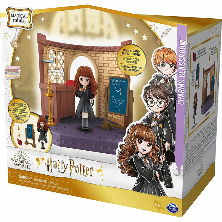 Harry Potter Magical Minis Charms Classroom w/ Hermione - Wizarding World Exc