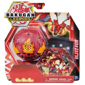 2023 Bakugan Legends Deka Blitz Fox Red Action Figure Spin Master - New