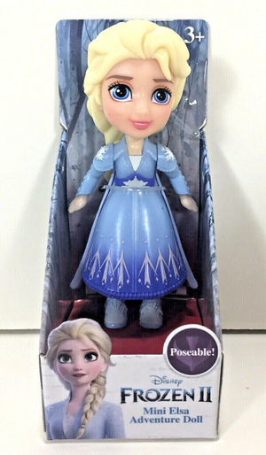 New Frozen 2 Disney Mini Doll Snow Queen Elsa - Collectible Toy Figure 5 Inches