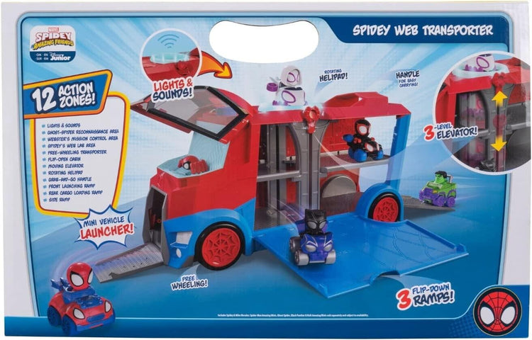 Marvel's Spidey and his Amazing Friends SNF0051 Web Transporter Feature Vehicle