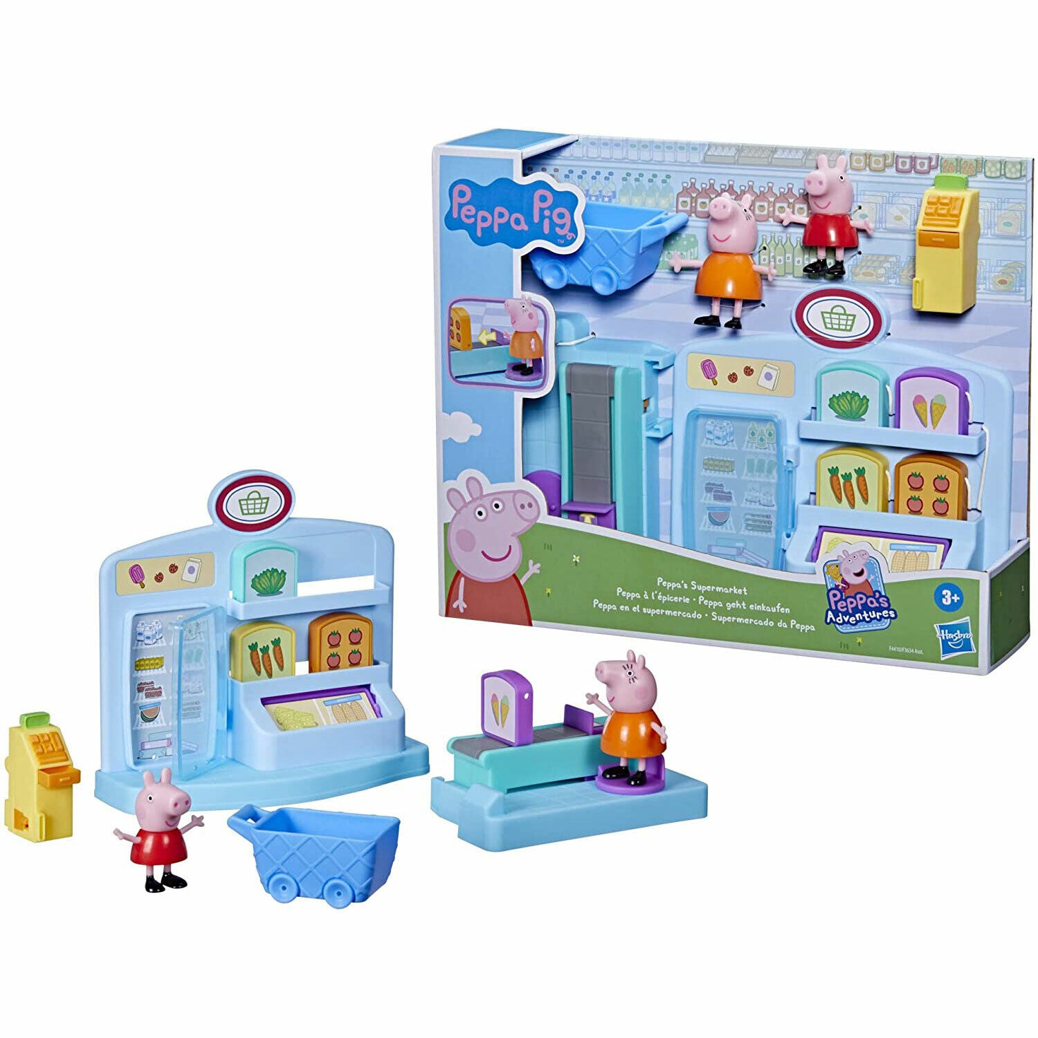 New Peppa Pig Supermarket Playset - Peppa's Adventures - Free Shipping