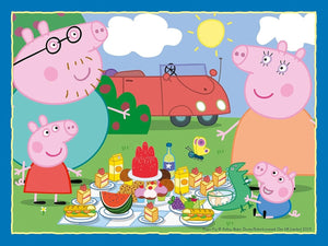 Ravensburger Peppa Pig 4 in Box (12, 16, 20, 24 Pieces) Jigsaw Puzzles for Kids