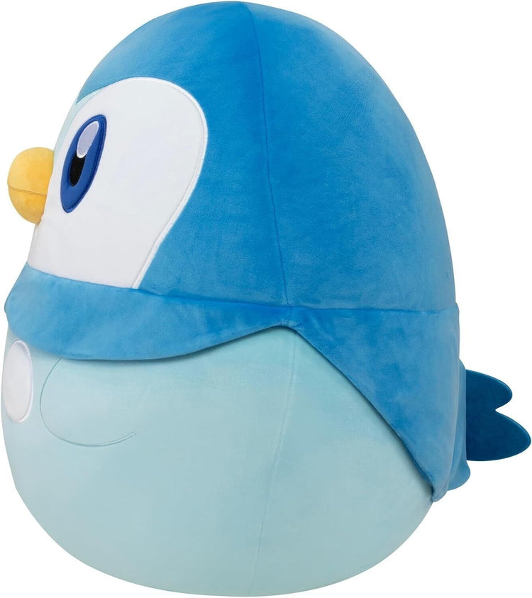 PIPLUP SQPK00041 14-Inch Add Squad, Ultrasoft Stuffed Animal Jumbo, Official Plu