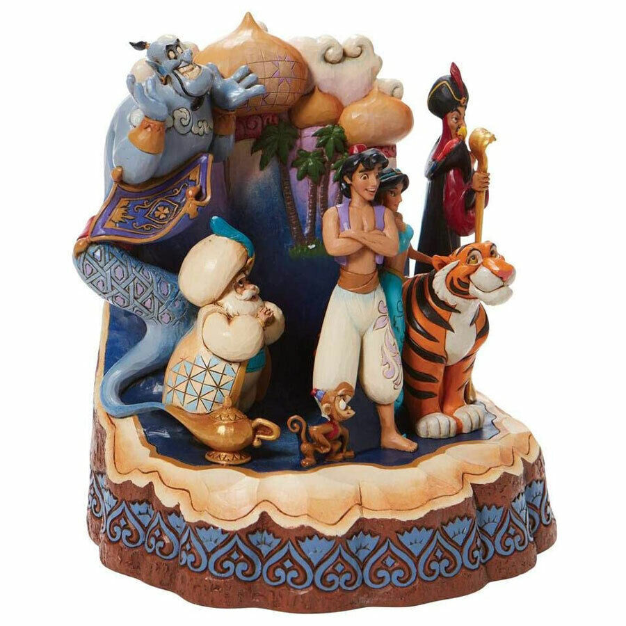 Disney Traditions Aladdin Figurine - A Wondrous Place Carved by Heart