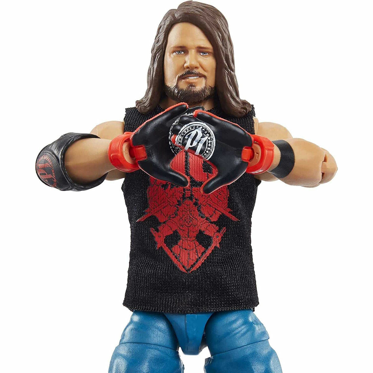 New WWE WrestleMania Elite AJ Styles Action Figure - Collectible Toy