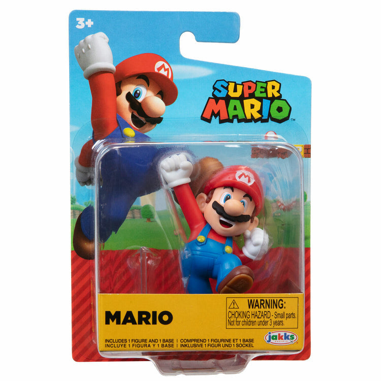 Nintendo Super Mario 2.5" Figures - Pick Your Character! - Mario (W27)