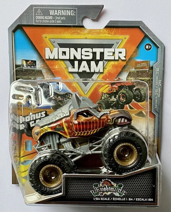 GENUINE Hot Wheels/Spin Master Monster Truck Monster Jam 1:64 & 1:24 scale NEW - KNIGHTMARE
