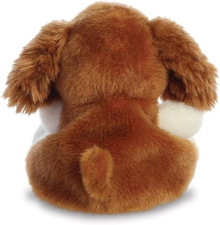 AURORA, 33533, Palm Pals Lady Spaniel Dog, 5In, Soft Toy, Brown & White,Medium