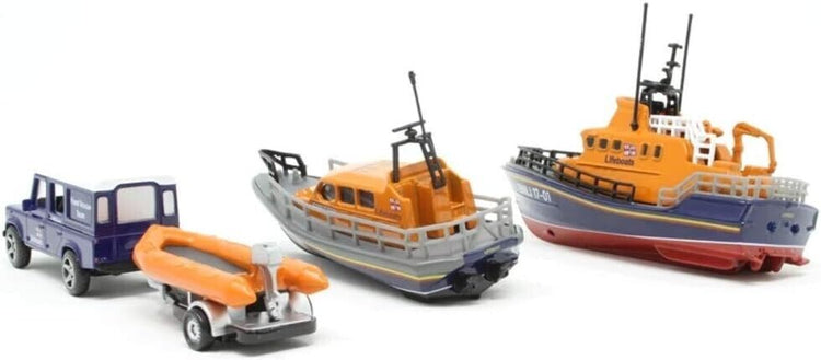 Corgi RNLI0001 RNLI Gift Set-Shannon Severn Lifeboat and Flood Rescue Team Other