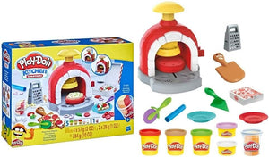 Play-Doh Kitchen Creations Pizza Oven Playset with 6 Cans of Modeling Compound