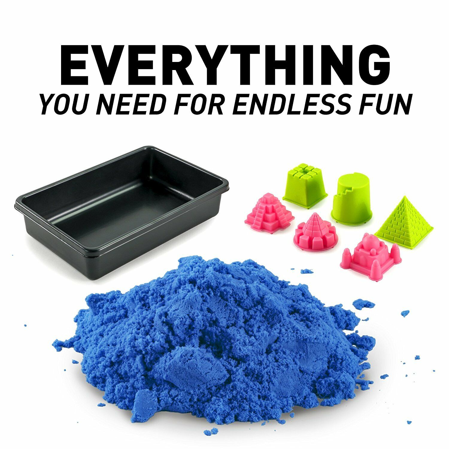 New National Geographic Blue Ultimate Play Sand - Fun for Kids!