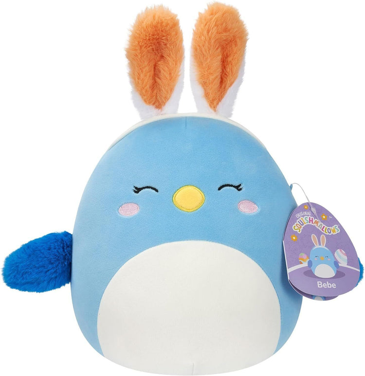 Squishmallows 2024 Easter Edition 7.5 Inch - Limited Edition Plush Bunny & Chick Bebe-Blue Bird