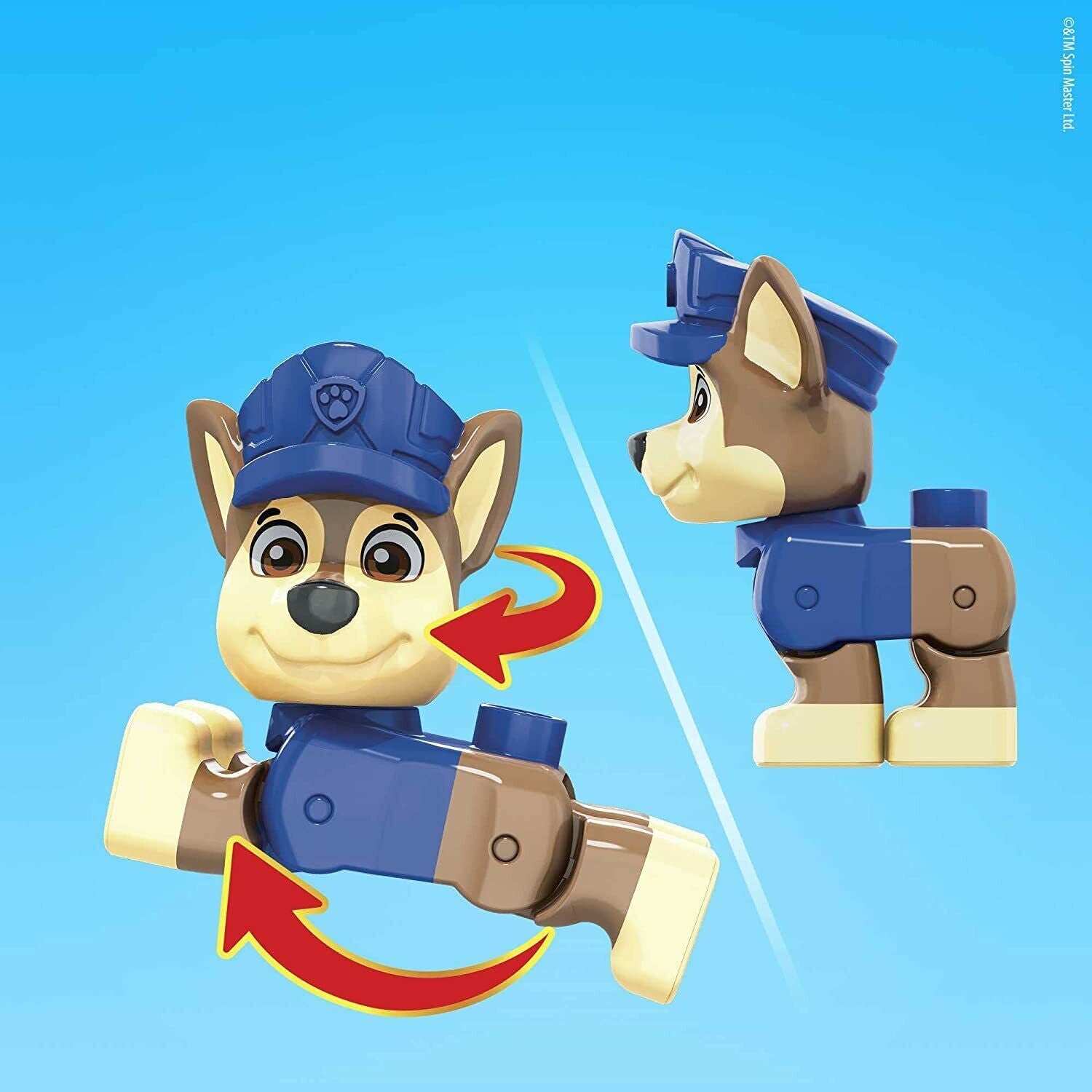 New Mega Bloks PAW Patrol Chase's Patrol Car - Ready for Action!