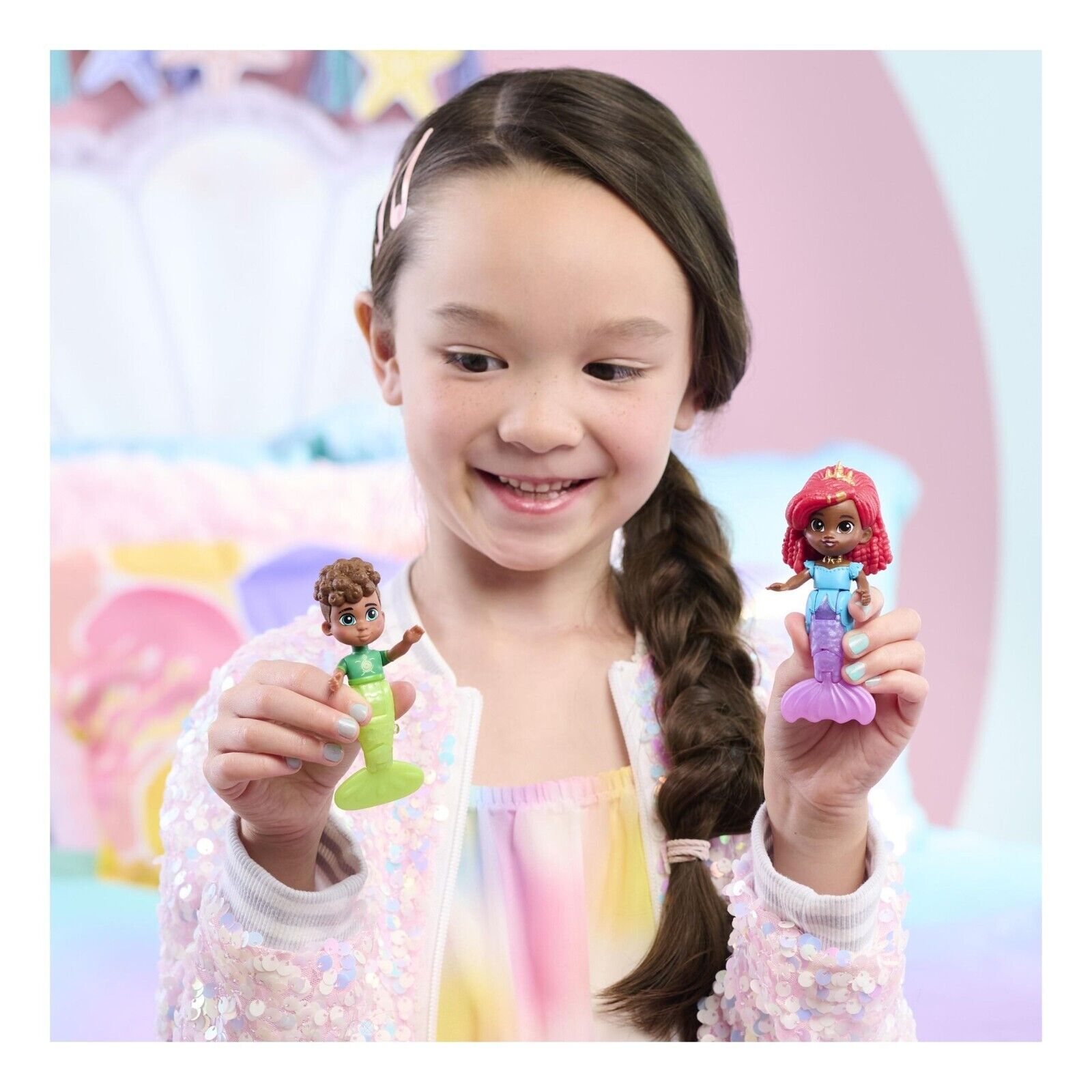 Disney Junior Ariel 2 Pack Figure Set Ariel and Lucia