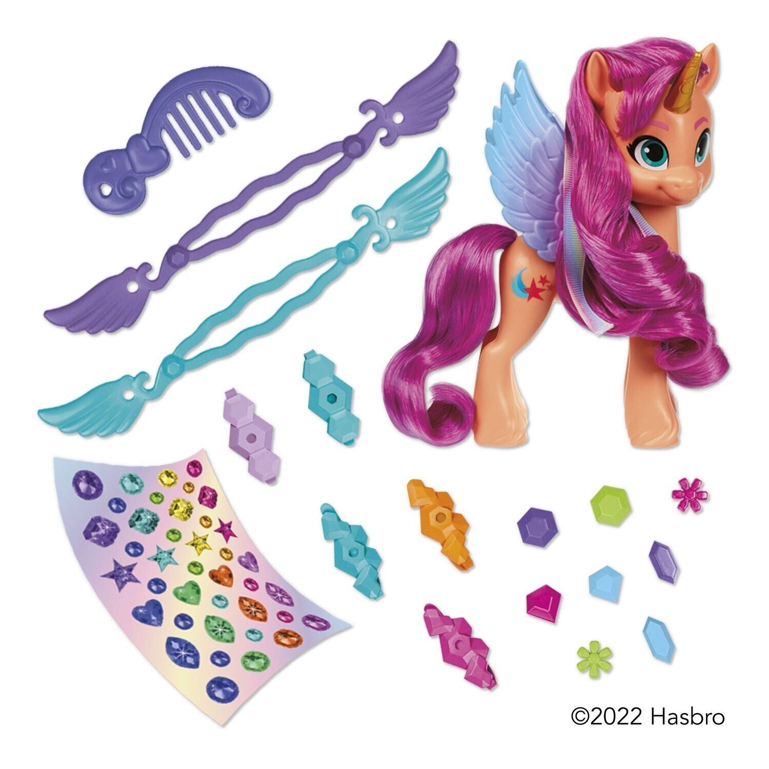 My Little Pony Sunny Starscout Ribbon Hairstyles - New in Box!