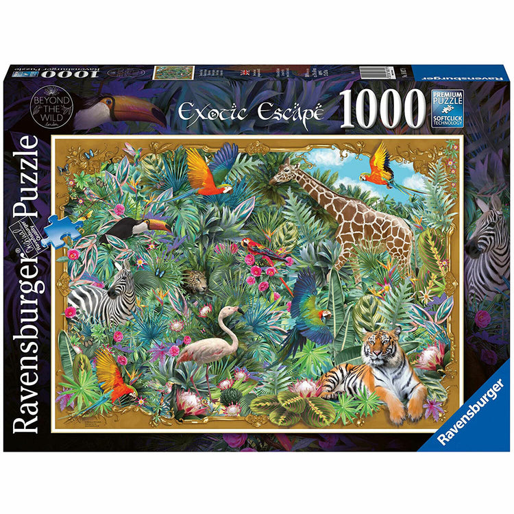 New Ravensburger Exotic Escape 1000 Piece Puzzle - Sealed Box