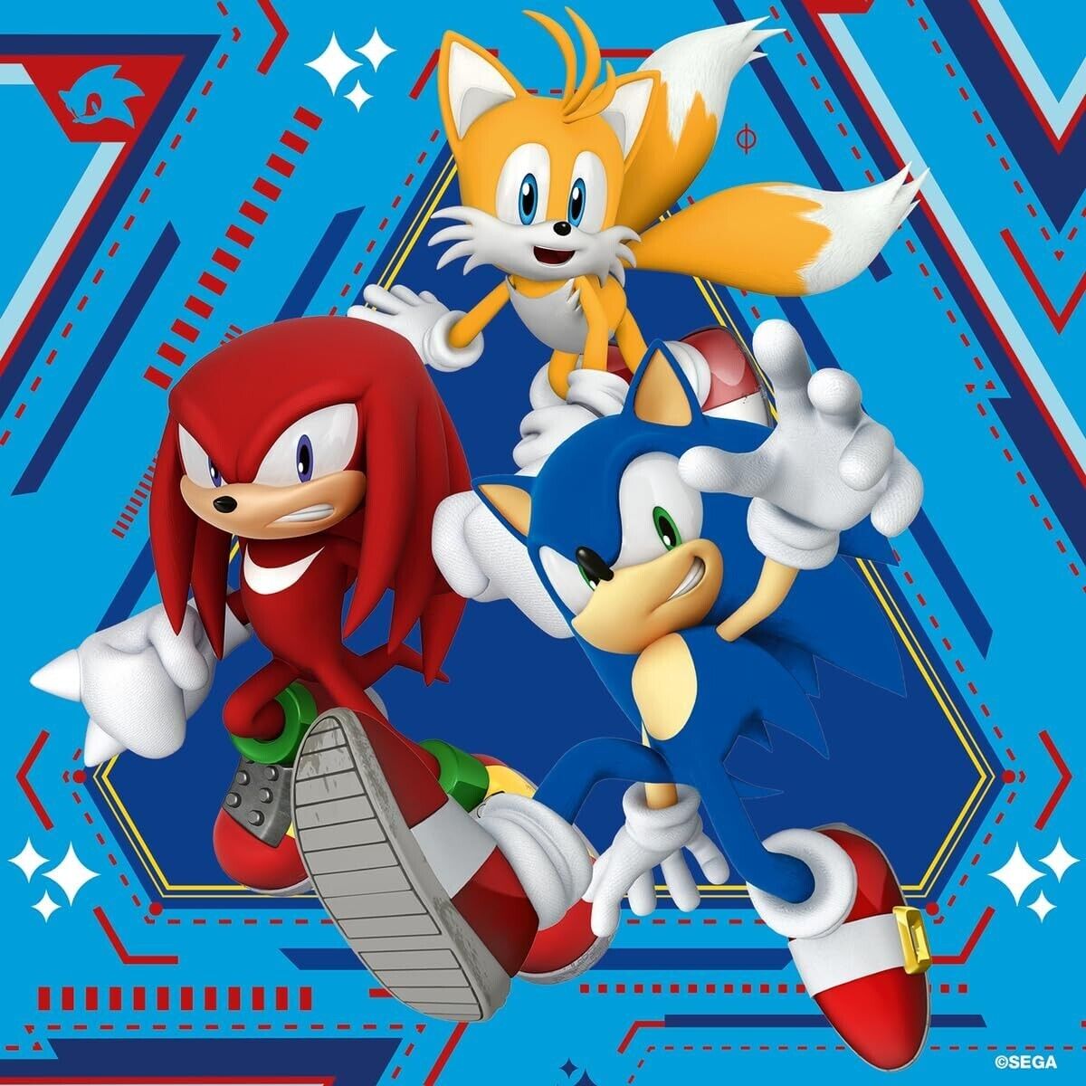 Ravensburger 12001133 Sonic The Hedgehog Toys-3x 49 Piece Jigsaw Puzzles for Kid