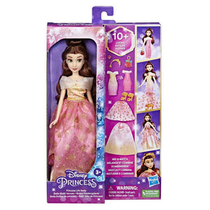 Disney Princess Belle Fashion Doll w/ 10 Outfits *NEW*