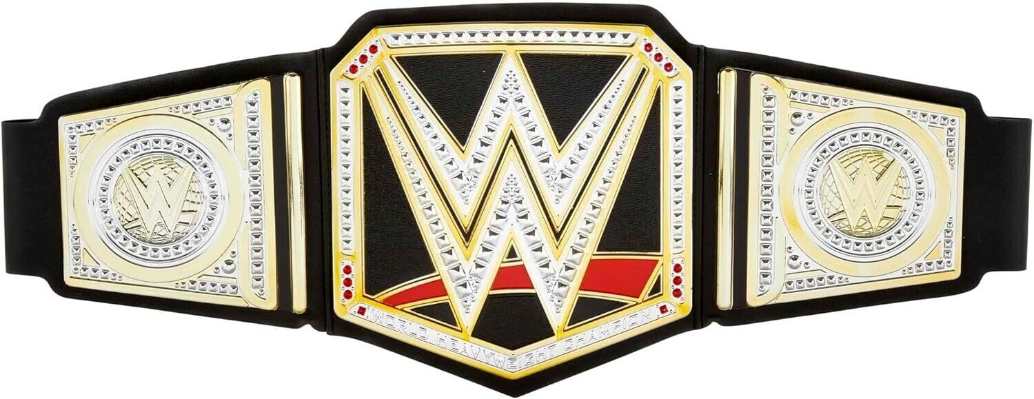 WWE Championship Role Play Kids Title Belt, Authentic Styling with Adjustable