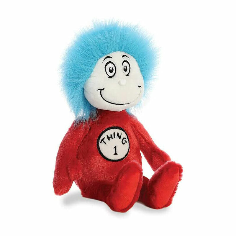 New Dr Seuss Cat in the Hat Thing 1 Plush Toy - Soft and Cuddly