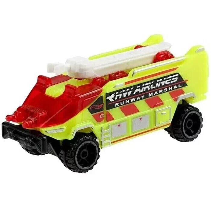 Hot Wheels Runway Marshal Rescue RES-Q Kids Model Diecast Toy Car HW Metro 1:64