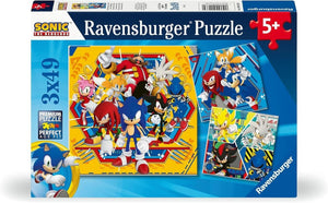 Ravensburger 12001133 Sonic The Hedgehog Toys-3x 49 Piece Jigsaw Puzzles for Kid